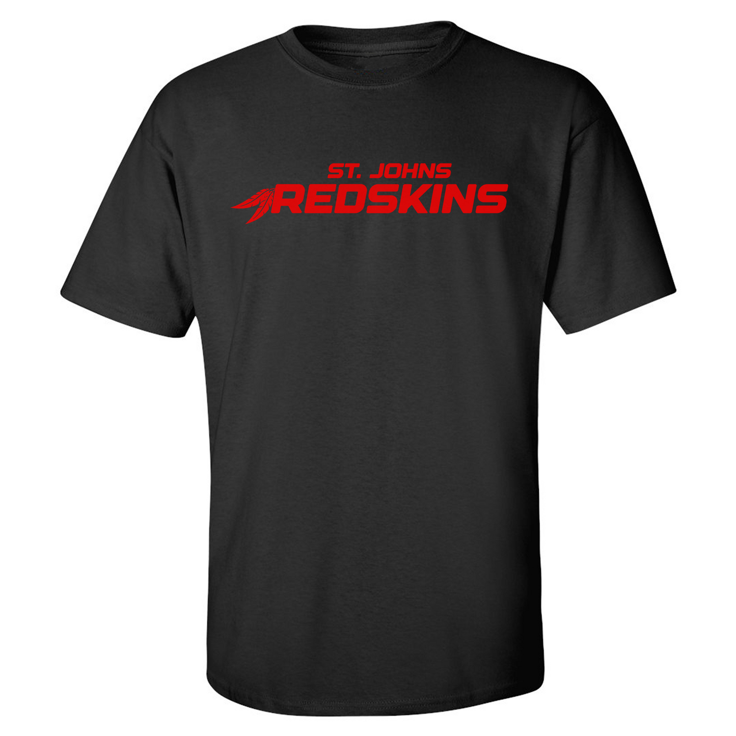 St. Johns Redskins Feather - ADULT