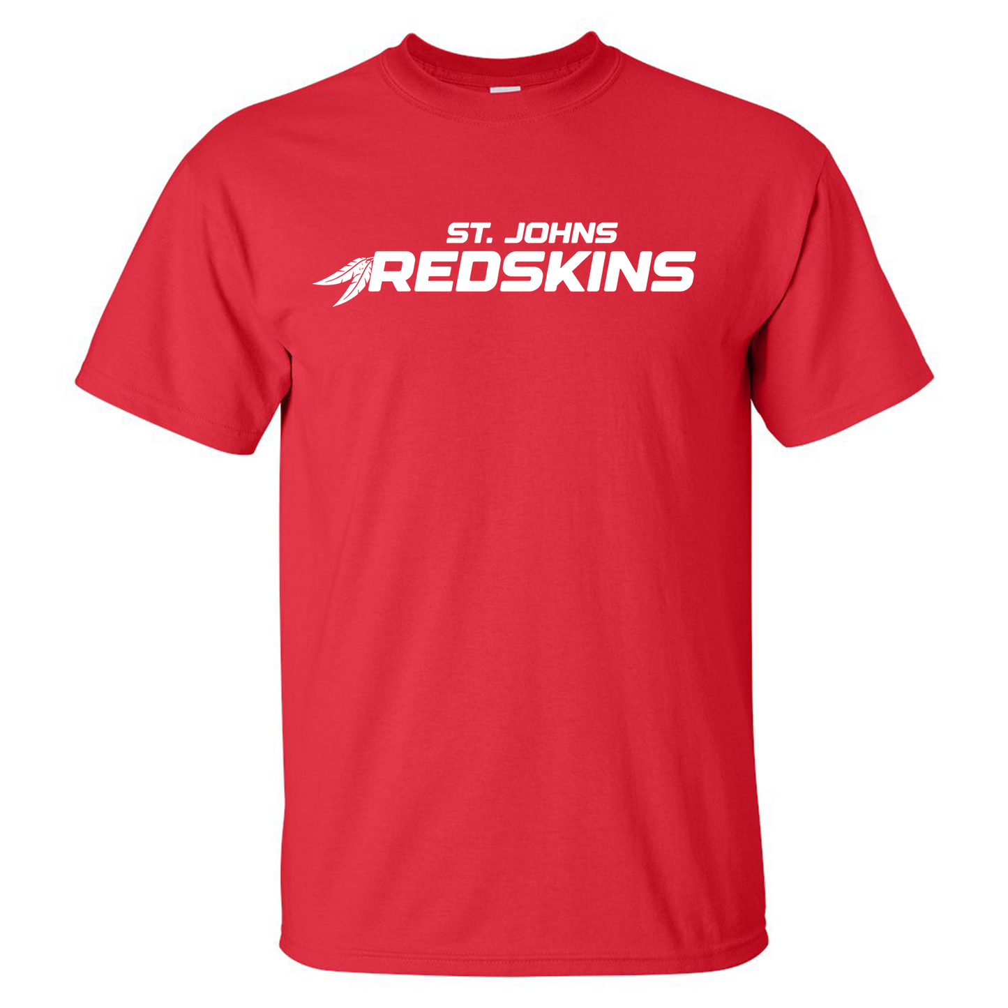 St. Johns Redskins Feather - ADULT