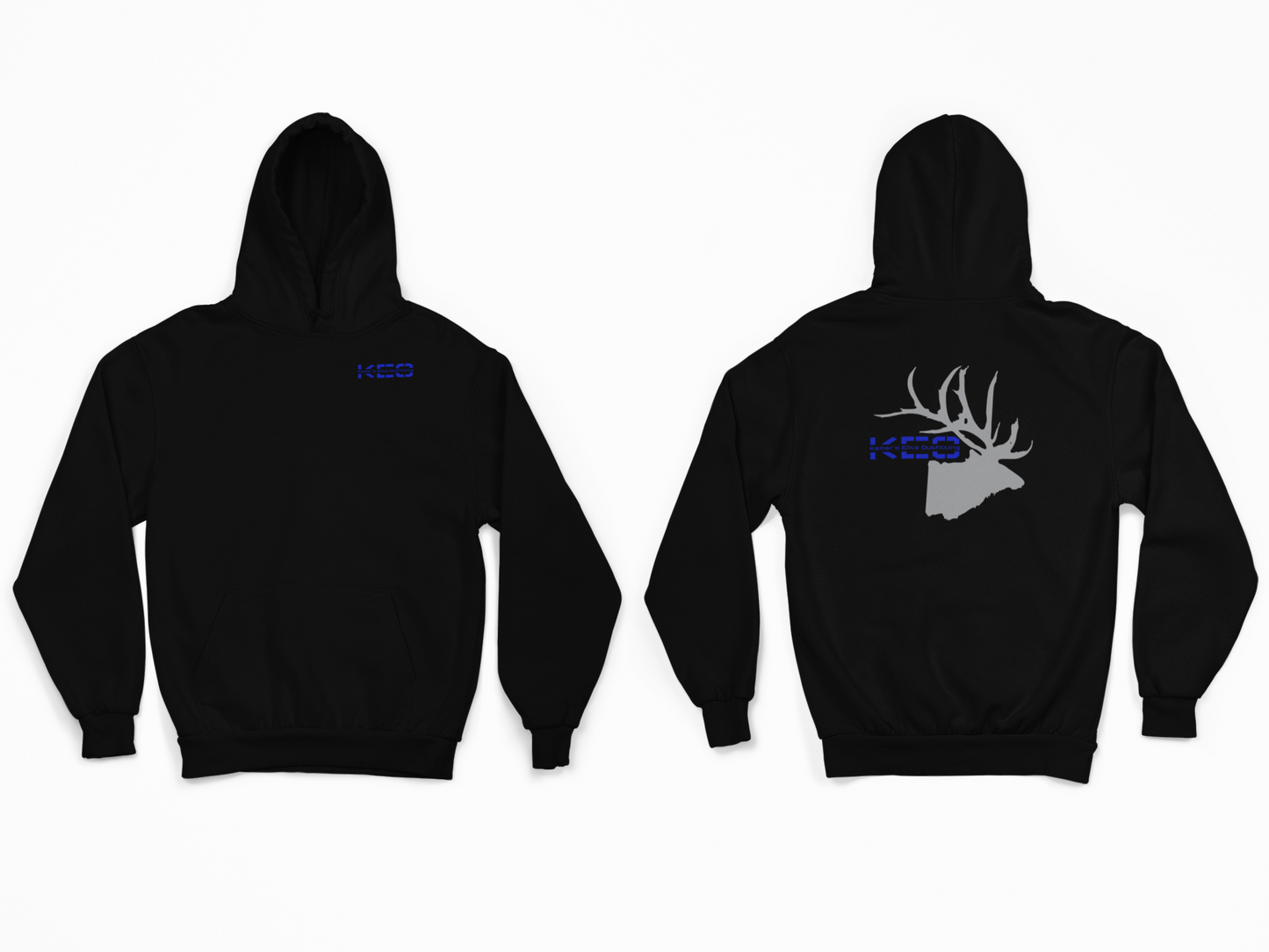 Kellar's Elite Outfitting Black Hoodie