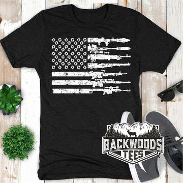 American Flag Guns & Bullets