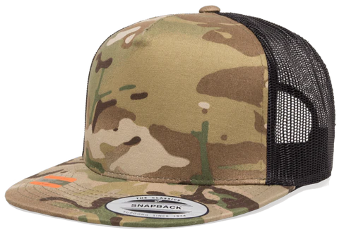 Archery Sight Hat 3D Flat Brim Trucker