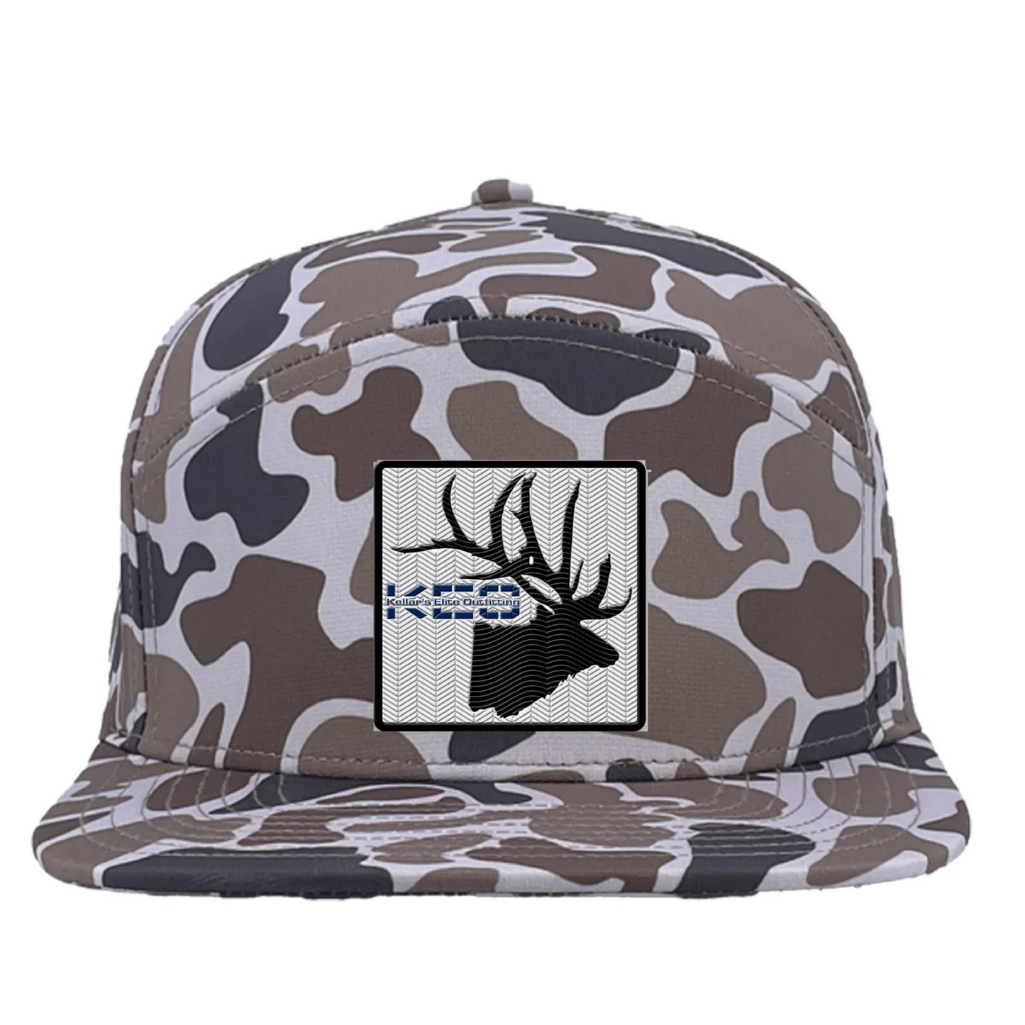 Kellar's Elite Outfitting Patch Hat Zapped Headwear 7 Panel Osprey