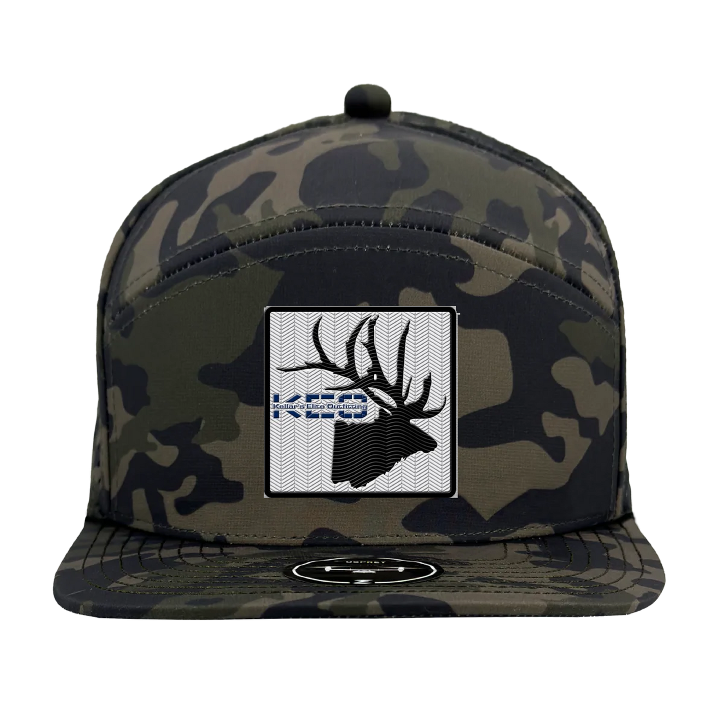 Kellar's Elite Outfitting Patch Hat Zapped Headwear 7 Panel Osprey