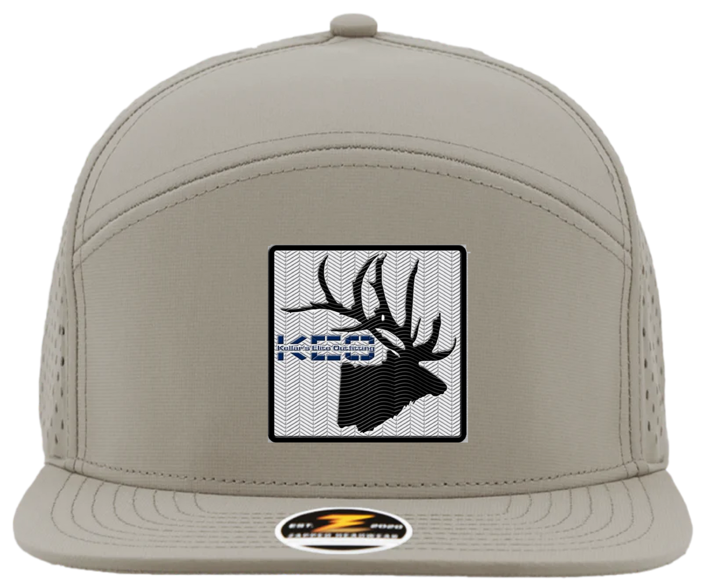 Kellar's Elite Outfitting Patch Hat Zapped Headwear 7 Panel Osprey