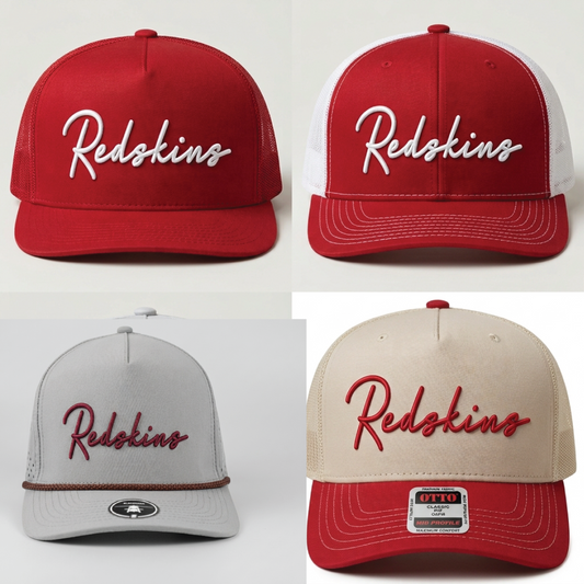 St. Johns Redskins 3D/Raised Embroidered Hat