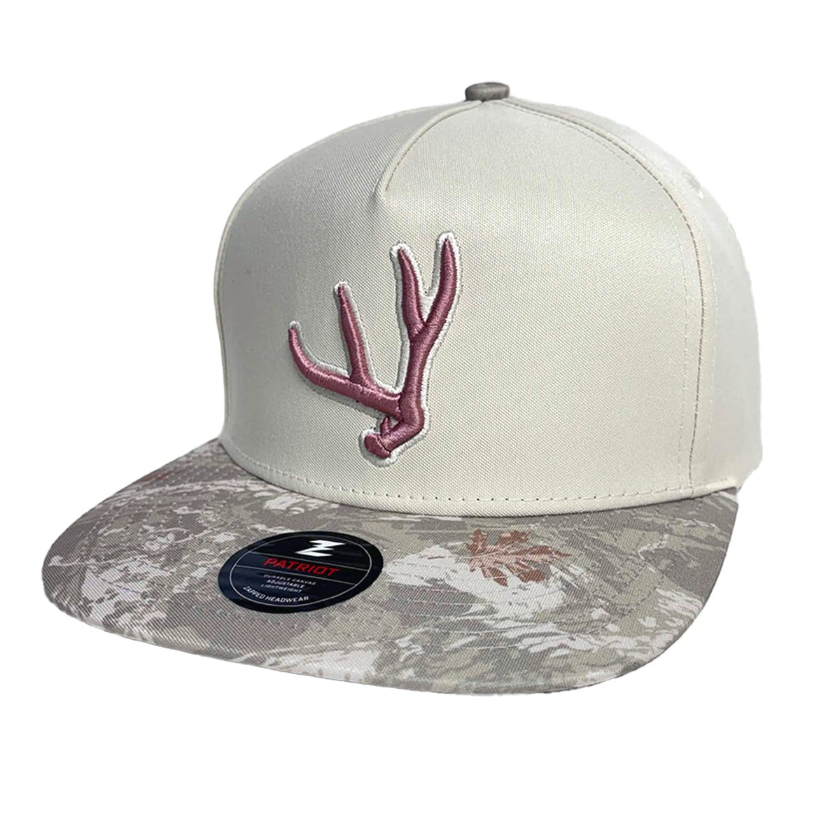 Mule Deer 3D Puff Archery Hunting Hat – Women's Two-Tone - Rose Gold