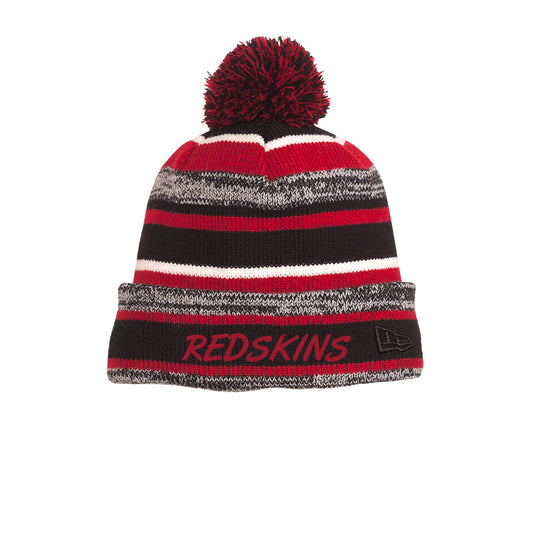 Saint Johns Redskins Football Striped Beanie