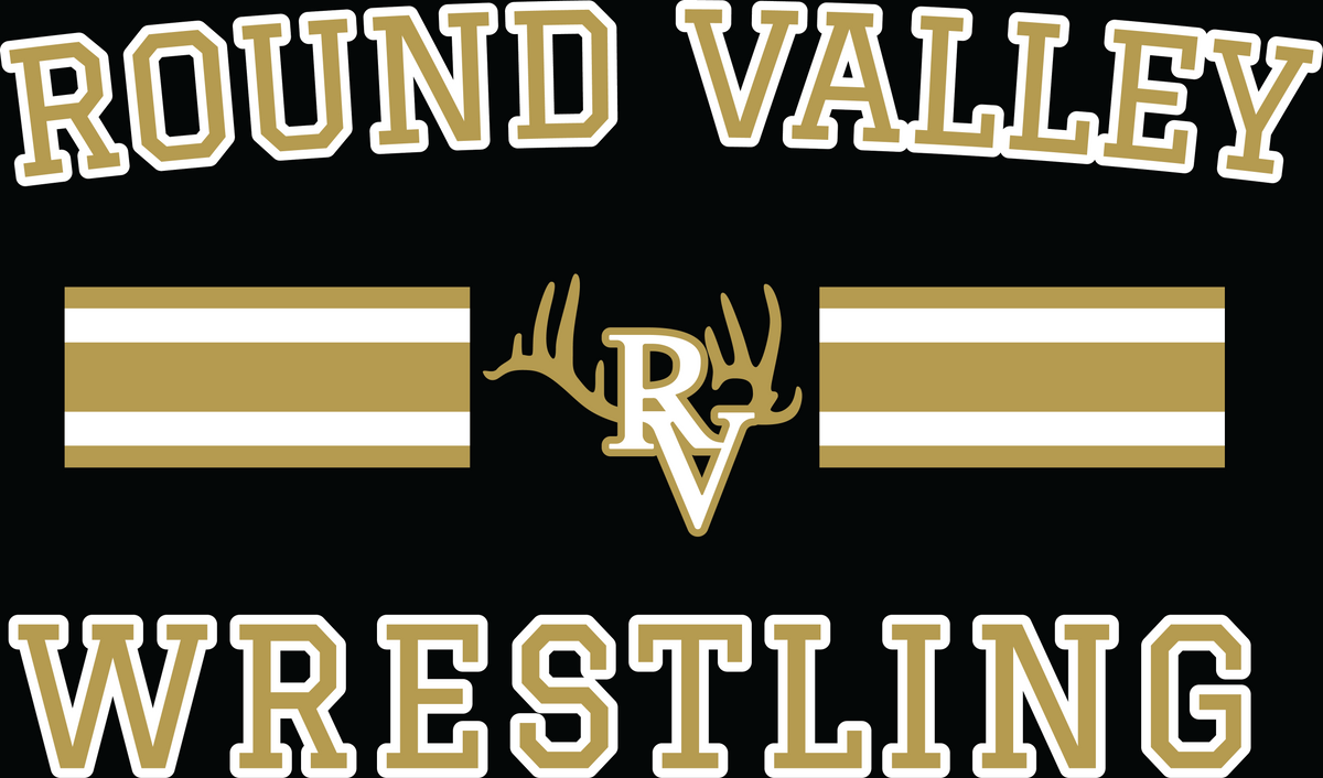 Round Valley Wrestling Retro Design