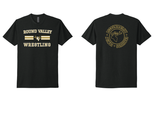 Round Valley Wrestling Retro Design