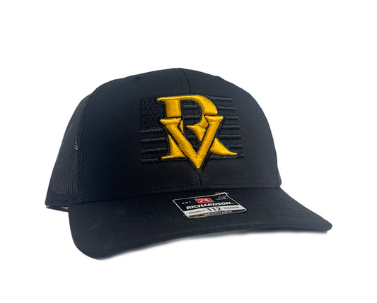Round Valley Football Flag Hat 3D