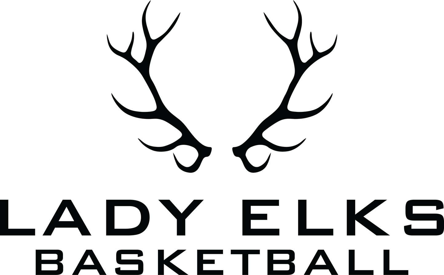 Round Valley Lady Elks Basketball-White Shirt