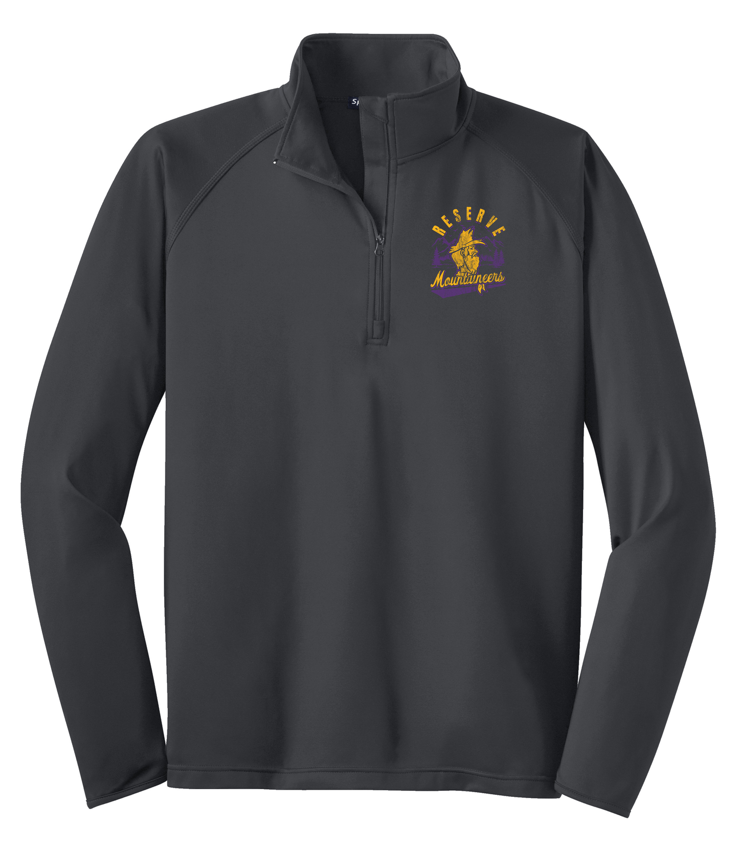 Reserve Mountaineers Long Sleeve 1/4 Zip Polo