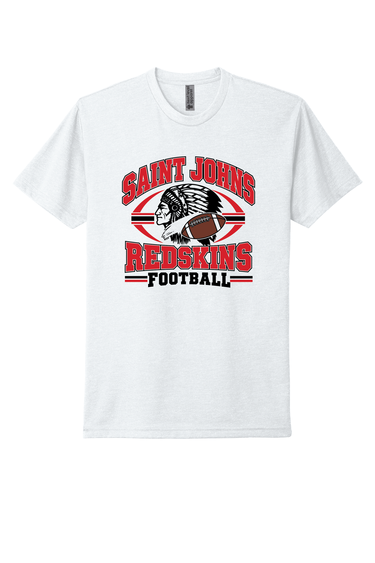 St. Johns Redskins Football Throwback