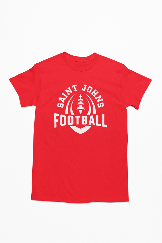 Saint Johns Redskins Football Front Only